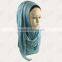 Wholesale New Fashion High Quality Shimmer With Glitter Crystal Scraf Women Hijab Plain Cotton Jersey Slip Instant Shawls