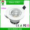Cold forging aluminum white circle 160mm 35w recessed cob led light outcut 55mm