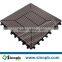 Coffee color snapping fastener wood plastic composite decking floor