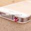 Fashion flash diamond colorful diamond cell phone headset dust plug dust plug 3.5mm universal