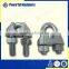DIN1142 YELLOW GALVANIZED MALLEABLE WIRE ROPE CLIP