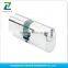 Round high security door double safe mortise cylinder lock tyeps Chrome plating finishing length 40-120mm 6pins