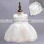 Elegant Party New Born Baby Dress With Hat Top Quality New Born Baby Dress