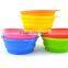 Silicone foldable Pet Bow Dog Bowl Pet Dishes