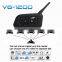 Topsale bluetooth intercom headset for helmet supporting 6 riders