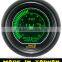 52mm digital green / white LCD Wideband Air / Fuel Ratio gauge with the most high accuracy 4.9 Bosch sensor