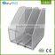 Office accessories double color 3 divided compartment metal mesh file organizer