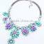 New Leaf Flower Resin Vintage Choker Pendant Statement Necklace Women Necklaces & Pendants Fashion Necklaces for Women 2014