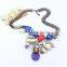 New Luxury Acrylic Choker Collar Vintage Pendant Statement Necklace Women Fashion Necklaces for Women