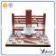 Chinses wholesale stackable lacquer finish window displays for jewelry retail stores