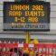 Mobile VMS P20 LED Traffic Module Solar Powered Portable Variable Message Signs