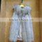 2015 new style fashion women real fox fur vest