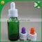 trade assurance 50ml colored glass dropper bottle for eliquid oil