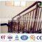 Outdoor wrought iron stair railing