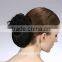 Synthetic flower hair accessories, fake hair bun , chignon hair piece wholesale