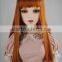 New arrival synthetic orange straight 1/3 BJD doll wig