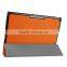 New arrival orange folding smart leather flip case back stand tablet case for Google Pixel C shockproof rugged case