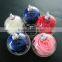 30mm round silver plated glass bottle dome with red,white,pink,blue,purple rose dry flower DIY charm supplies 1820269