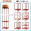 Textile industry warehouse stacking fabric storage rack