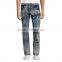 Biker Jeans Blue Denim jeans pantalon (LOTK057)