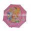 Lovely cartoon princess pink color kid umbrella