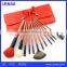 Essential big orange personalised makeup brush set for cheap