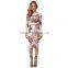 Bonvatt 2017 Printing bandage dress skirt suits