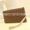 2015 new style cotton fabric lady wallet, man leather wallet, wallet purse