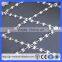 Diamond Hole/Square Hole galvanized and pvc concertina razor wire Fence (Guangzhou Factory)