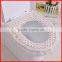 Pastoral Household Soft Polyester Lace Cloth Dust Washable Toilet Seat Cover U-shaped Toilet Mat