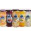 Semi automatic rotary vacuum twist fruit jam can capping machine