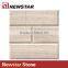 Newstar White Oak Subway Tile Honed Beveled Wooden Marble Mosaic