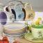 200ml 4pcs set ceramic coffee mug 4pcs set tea mug with saucer