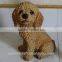 Artificial funny resin poodle dog statues for sale