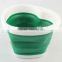 5L Outdoor folding circular and heart shaped Silicone bucket