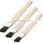 New Style Wooden Handle Painting Brushes Black Bristle Texture Mini Paint Brush