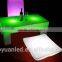 Led illuminated plastic cube bar table funiture
