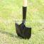 garden wooden long handled shovels