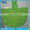 Lovely design cheap green bear plastic raincoat for children