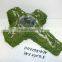 green moss and sisal pot garden plant decorations