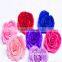 High quality valentine's day gift box artificial heart-shaped soap flower carving for decoration