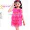 wholesales korea ball gown big flower dress up girls dresses girl