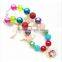 wholesale Girl's necklace handmade plastic bead cheap plastic bead necklace for children