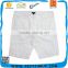 Men All Blank White Easy Clean Chino Shorts