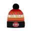 Kids Cotton Hand Knitted Woolen Caps Fashion Winter Hats And Caps With Pom