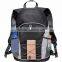 Twister Backpack - has zippered main compartment, zippered front pocket with earbud port access and comes with your logo.