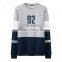 2016 New Latest Block Design Crewneck Long Sleeve Sweatshirts,Cheap Fleece Printed Pullover Sweatshirts for Men
