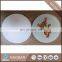white coating glass coaster