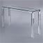 Popular Mirrored Console Table Living Room Corner Table Transparent Acrylic Table
