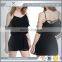 Black Ruffled Cold Shoulder Wholesale Jumpsuit Romper